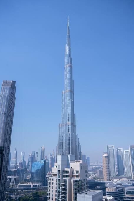 Apartament Luxury Burj Khalifa View - Mins Walking Dubai Mall Zewnętrze zdjęcie